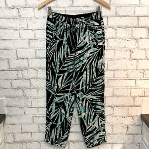 BCBGMaxazria Black/Green Sebastian Pant